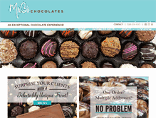 Tablet Screenshot of mrbchocolates.com